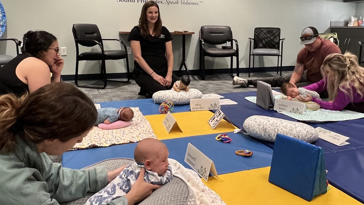 Jennifer Jones PT, DPT, PCS | Board Certified Pediatric Clinical Specialist and Pediatric Physical Therapist leads free parent training workshop, Tummy Time Champions at Savannah Speech & Hearing Center