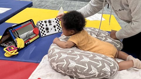 Tummy Time Champions Savannah Speech & Hearing Center pediatric pt parent training